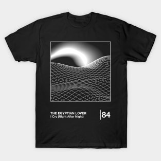 I Cry (Night After Night) / Minimalist Style Graphic Design T-Shirt